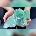 Natural Green Fluorite comes from Xianghualing,Hunan 260*130*90MM - image 1