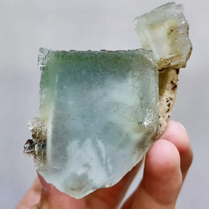 Natural Green Fluorite comes from Xianghualing,Hunan 50*60*60MM image