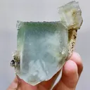 Natural Green Fluorite comes from Xianghualing,Hunan 50*60*60MM - image 2