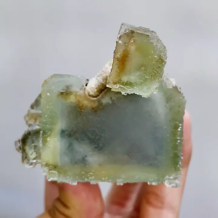 Natural Green Fluorite comes from Xianghualing,Hunan 50*60*60MM - image 5
