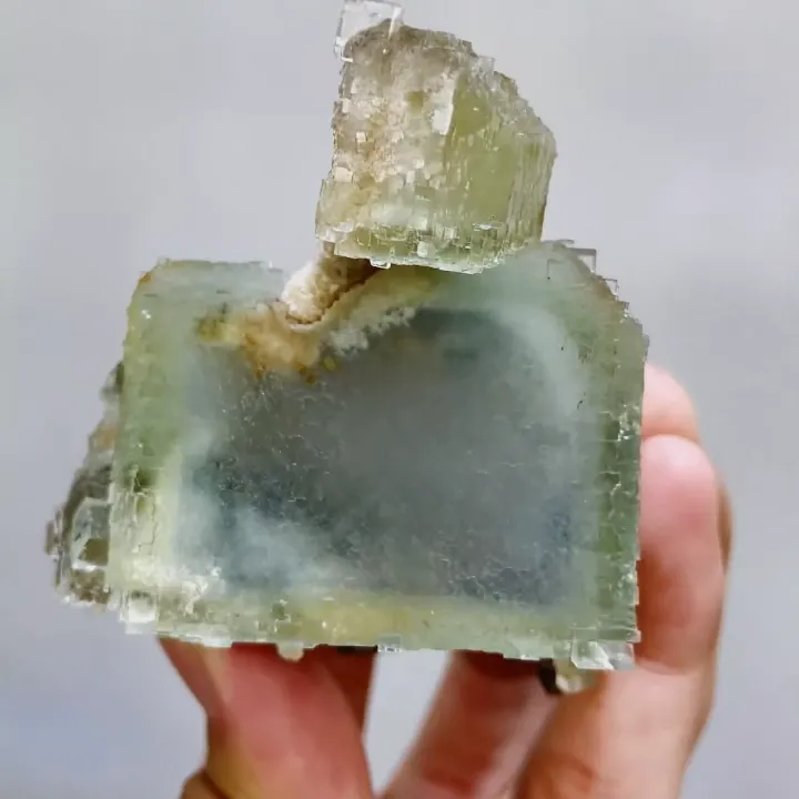 Natural Green Fluorite comes from Xianghualing,Hunan 50*60*60MM - image 4
