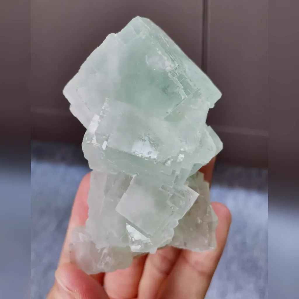Natural Green Fluorite comes from Xianghualing,Hunan 50*65*40MM - image 4