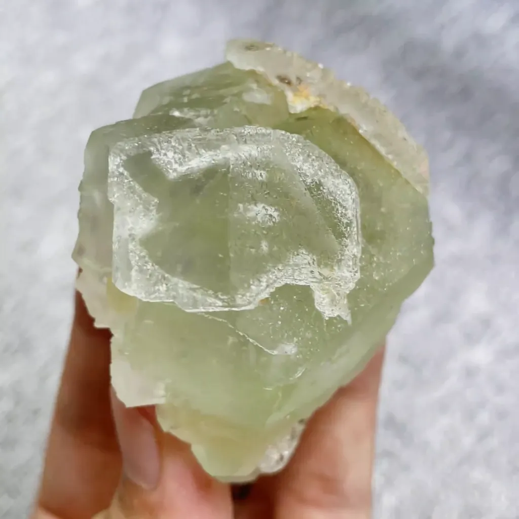 Natural Green Fluorite comes from Xianghualing,Hunan 55*45*50MM - image 3