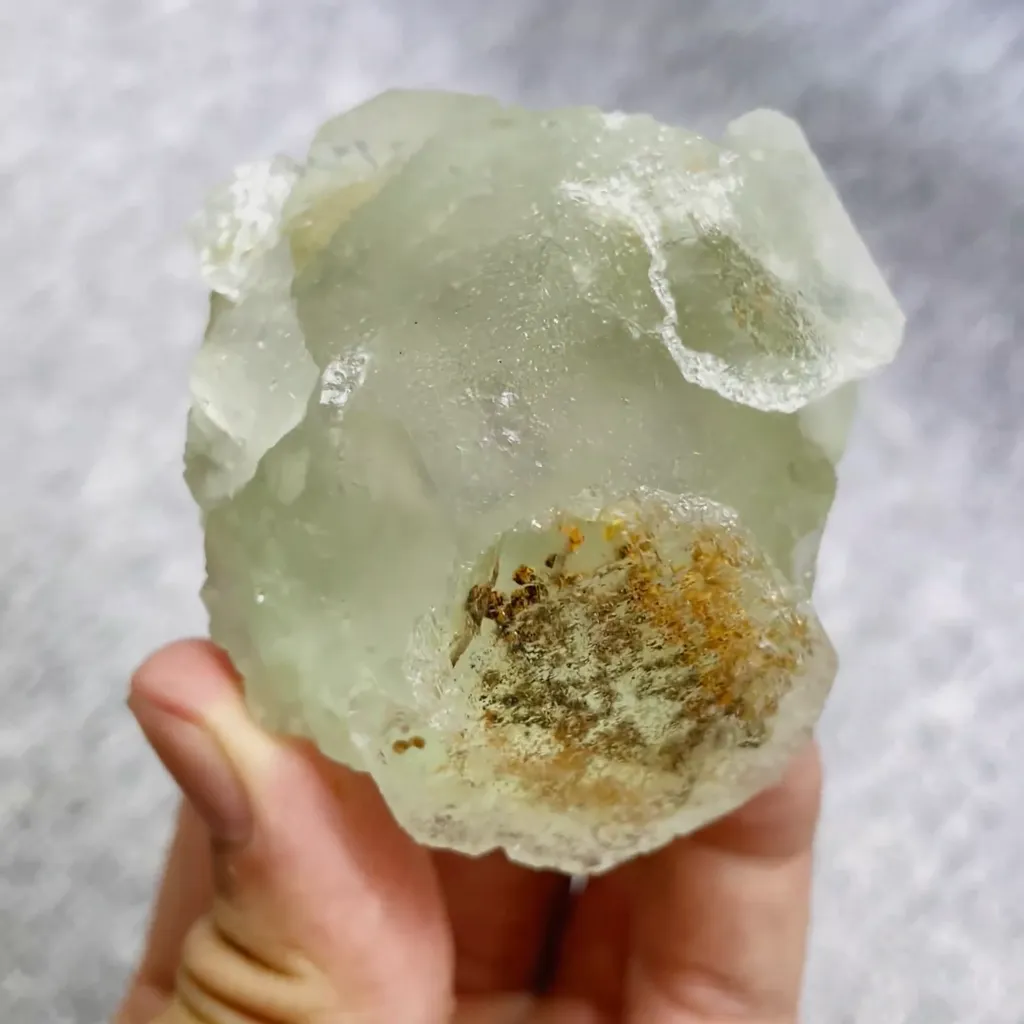 Natural Green Fluorite comes from Xianghualing,Hunan 55*45*50MM - image 4
