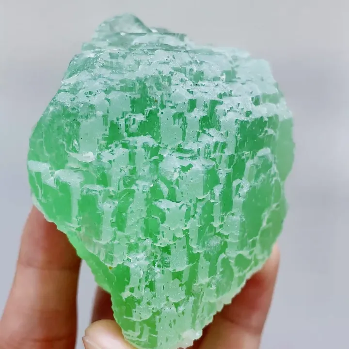 Natural Green Fluorite comes from Xianghualing,Hunan 65*65*50MM image