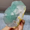 Natural Green Fluorite comes from Yaoganngxian,Hunan 90*90*55MM - image 3