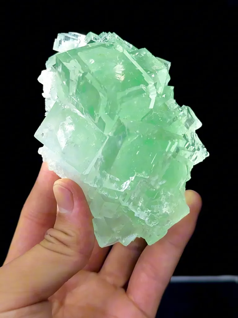 Natural Green Fluorite comes from Zhejiang,China 80*60*60MM - image 5