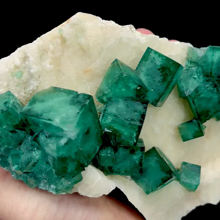 Natural Green Fluorite, Cube Mineral Specimen:Madagascar (155*50*90mm) - image 3