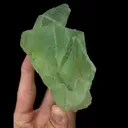 Natural Green Fluorite Ladder Pattern Mineral Specimen,Xianghua Hill Green Fluorite:Hunan(110*115*60mm) - image 4