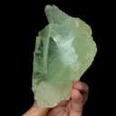 Natural Green Fluorite Ladder Pattern Mineral Specimen,Xianghua Hill Green Fluorite:Hunan(110*115*60mm) - image 3
