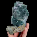 Natural Green Fluorite, Mineral Specimen: Yaogangxian,Hunan (65*125*70MM) - image 2