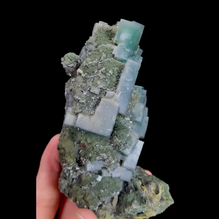 Natural Green Fluorite, Mineral Specimen: Yaogangxian,Hunan (65*125*70MM) - image 4