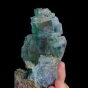 Natural Green Fluorite, Mineral Specimen: Yaogangxian,Hunan (65*125*70MM) - image 3