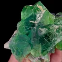Natural Green Fluorite, Mineral Specimen: Yindu,Inner Mongolia (70*55*30MM) - image 3