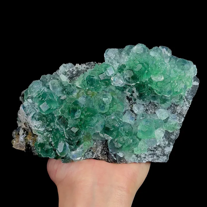 Natural Green Fluorite, Mineral Specimen:FUJIAN,China (155*55*100mm) image
