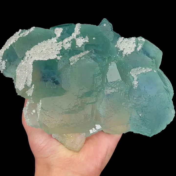 Natural Green Fluorite, Mineral Specimen:Fujian,China (190*160*75MM) image