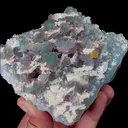 Natural Green Fluorite, Mineral Specimen:Henan,China (95*95*55MM) - image 2