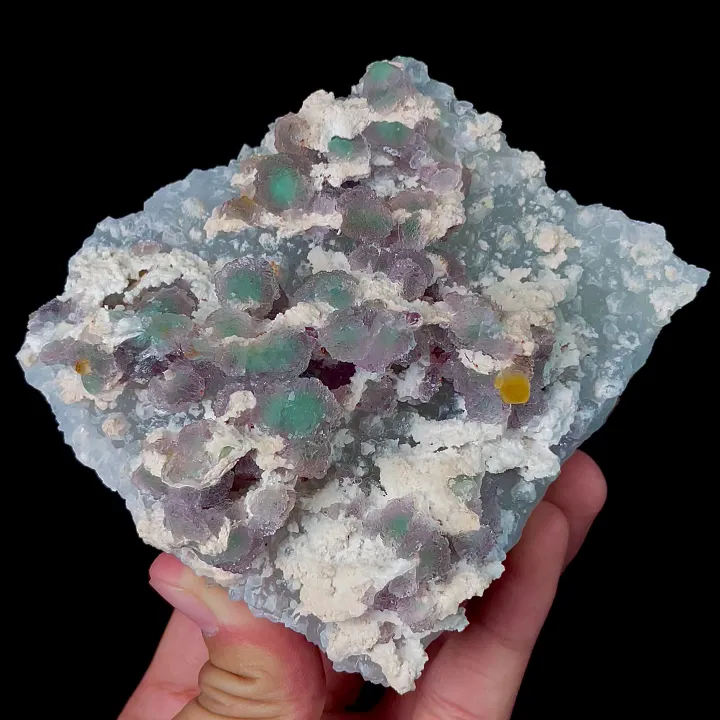 Natural Green Fluorite, Mineral Specimen:Henan,China (95*95*55MM) - image 5