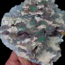 Natural Green Fluorite, Mineral Specimen:Henan,China (95*95*55MM) - image 4