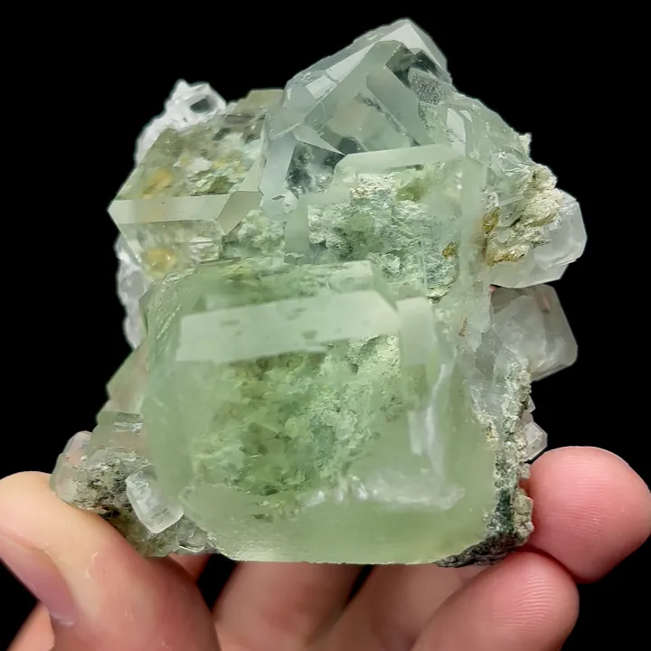 Natural Green Fluorite Mineral Specimen,High Quality Cube Specimen:XIANGHUALING (55*54*63mm) - image 4