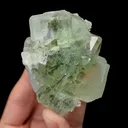 Natural Green Fluorite Mineral Specimen,High Quality Cube Specimen:XIANGHUALING (55*54*63mm) - image 1
