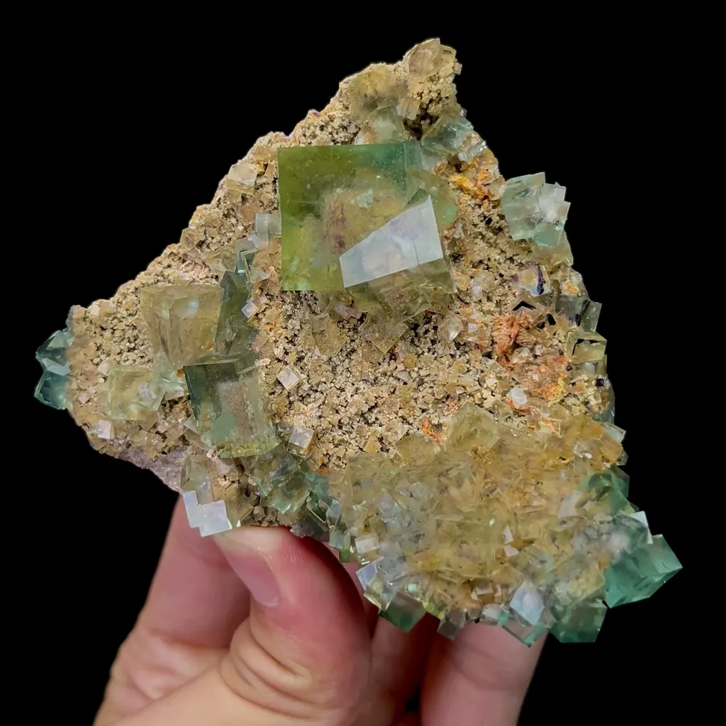 Natural Green Fluorite Mineral Specimen,High Quality Specimen,CHENZHOU,HUNAN,CHINA(80*80*33mm) - image 4