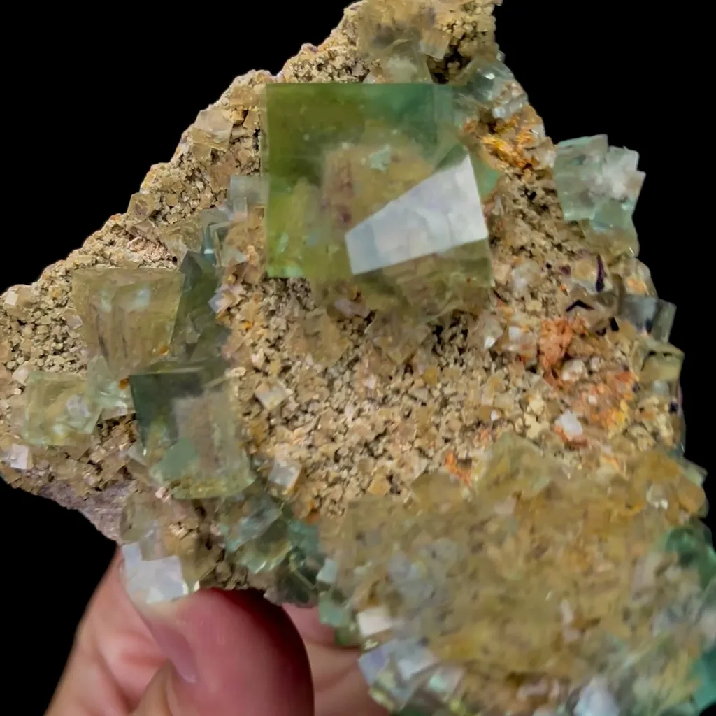 Natural Green Fluorite Mineral Specimen,High Quality Specimen,CHENZHOU,HUNAN,CHINA(80*80*33mm) - image 2