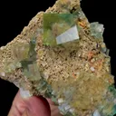 Natural Green Fluorite Mineral Specimen,High Quality Specimen,CHENZHOU,HUNAN,CHINA(80*80*33mm) - image 2
