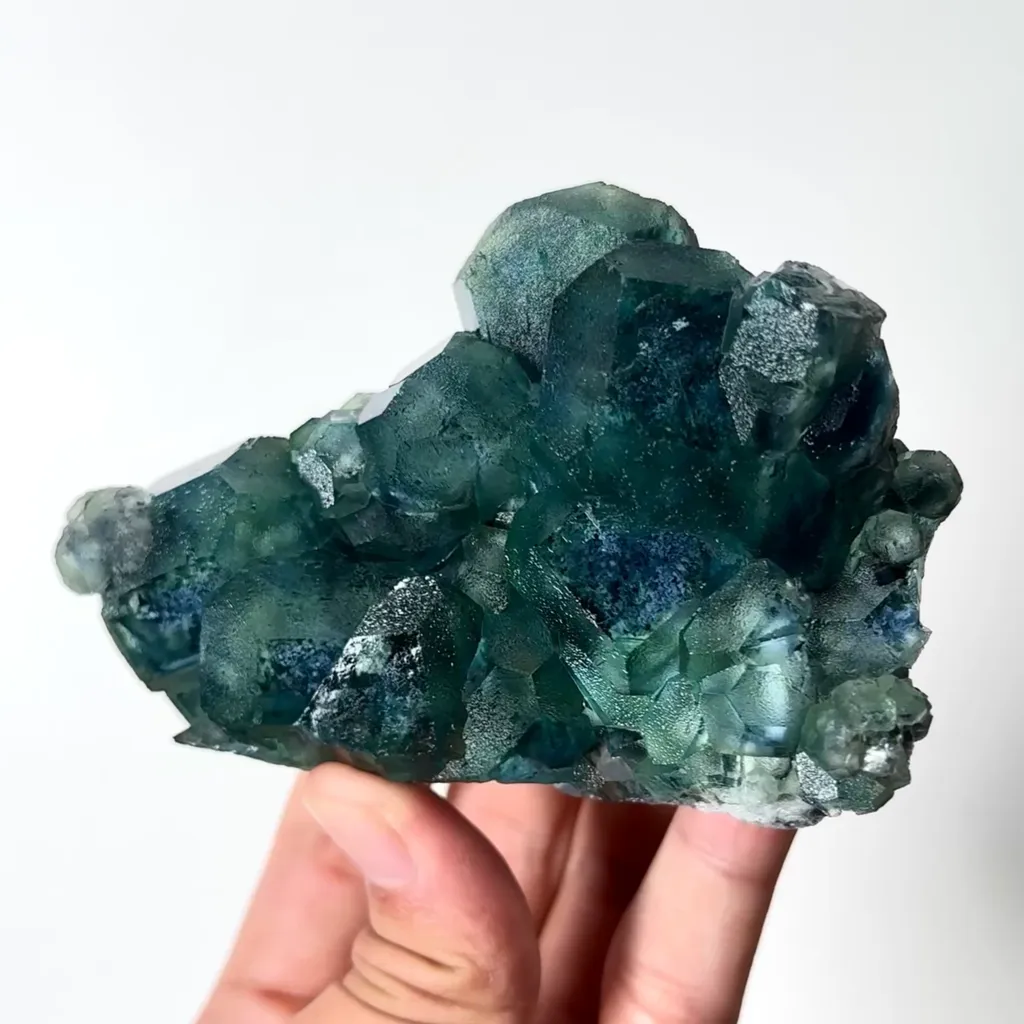 Natural Green Fluorite Mineral Specimen,High Quality Specimen,FUJIAN,CHINA(100*70*55mm) image