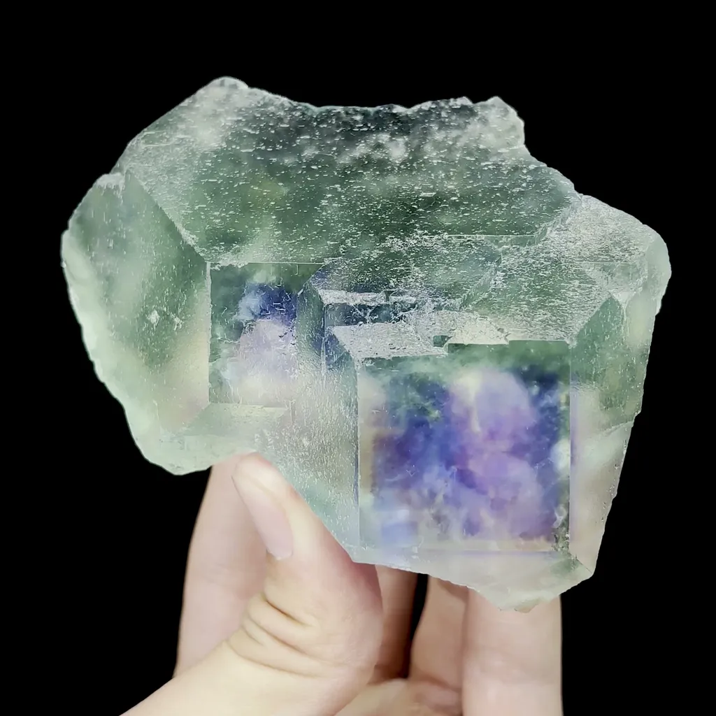 Natural Green Fluorite Mineral Specimen,High Quality Specimen,FUJIAN,CHINA(100*79*27mm) image