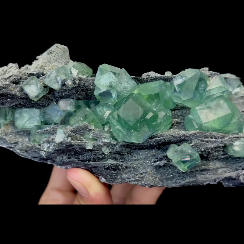 Natural Green Fluorite Mineral Specimen,High Quality Specimen,FUJIAN,CHINA(160*70*45mm) - image 4