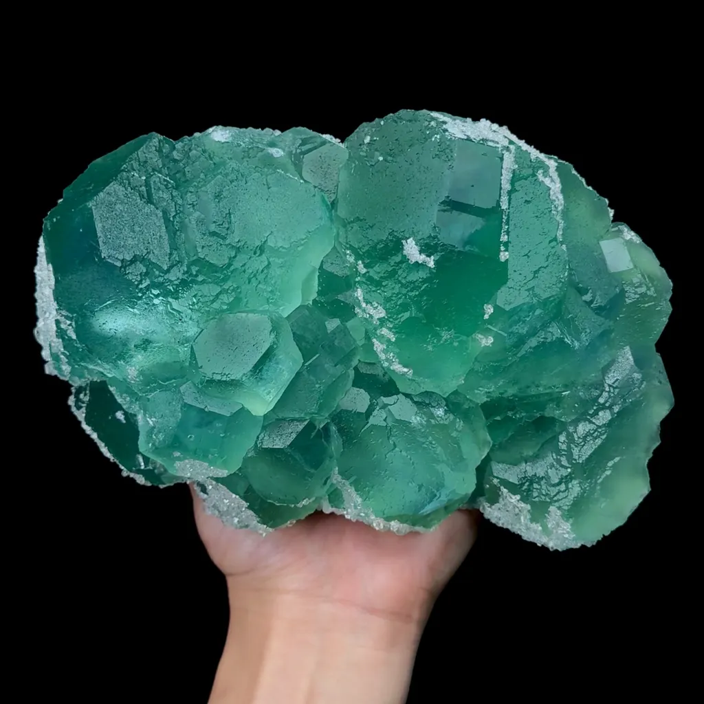 Natural Green Fluorite Mineral Specimen,High Quality Specimen,FUJIAN,CHINA(190*130*90mm) image