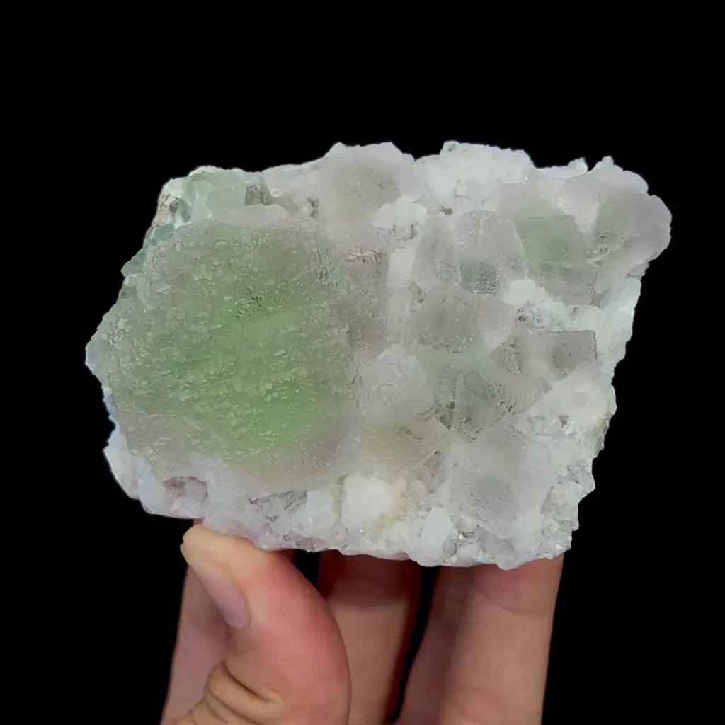 Natural Green Fluorite Mineral Specimen,High Quality Specimen,JIANGXI,CHINA(90*67*40mm) image