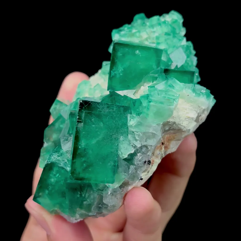 Natural Green Fluorite Mineral Specimen,High Quality Specimen,MADAGASCAR(100*60*41mm) - image 3