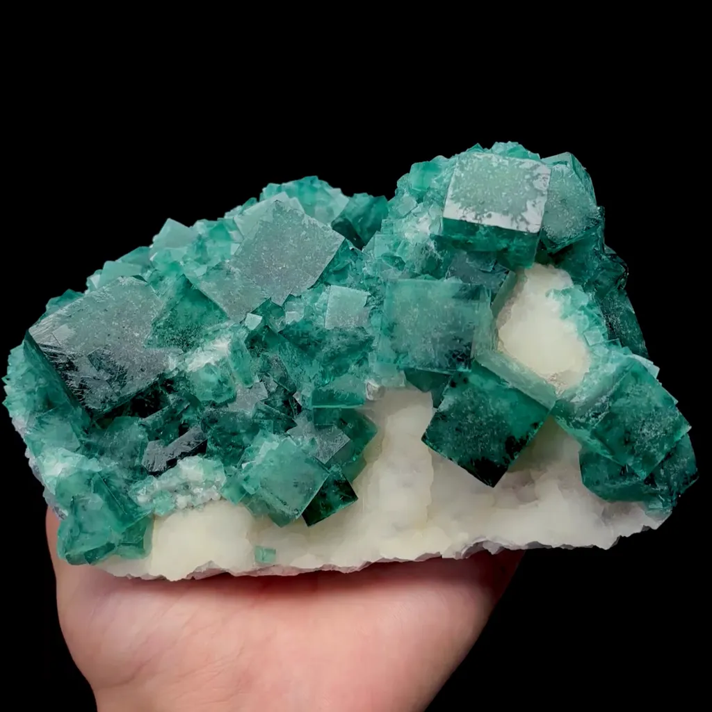 Natural Green Fluorite Mineral Specimen,High Quality Specimen,MADAGASCAR(155*120*90mm) image