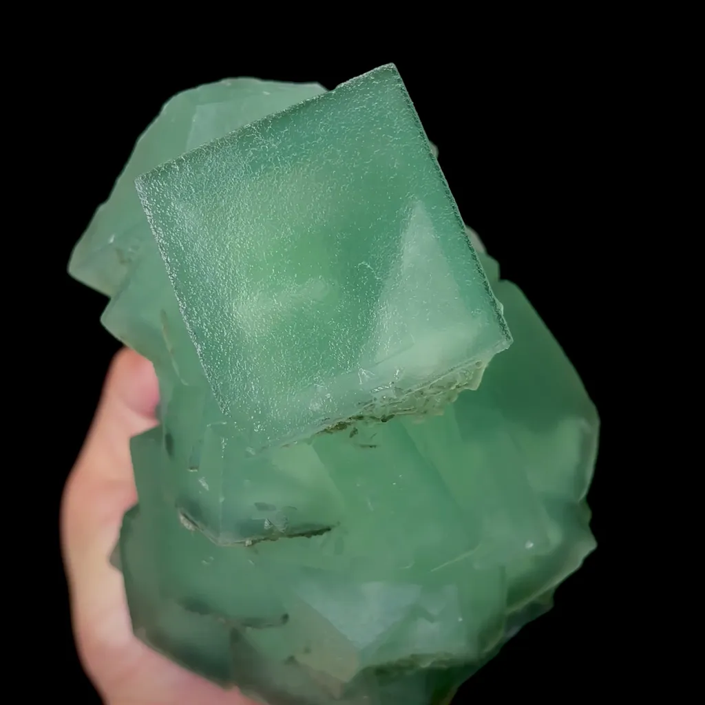Natural Green Fluorite Mineral Specimen,High Quality Specimen,XIANGHUALING,HUNAN,CHINA(140*100*75mm) - image 4