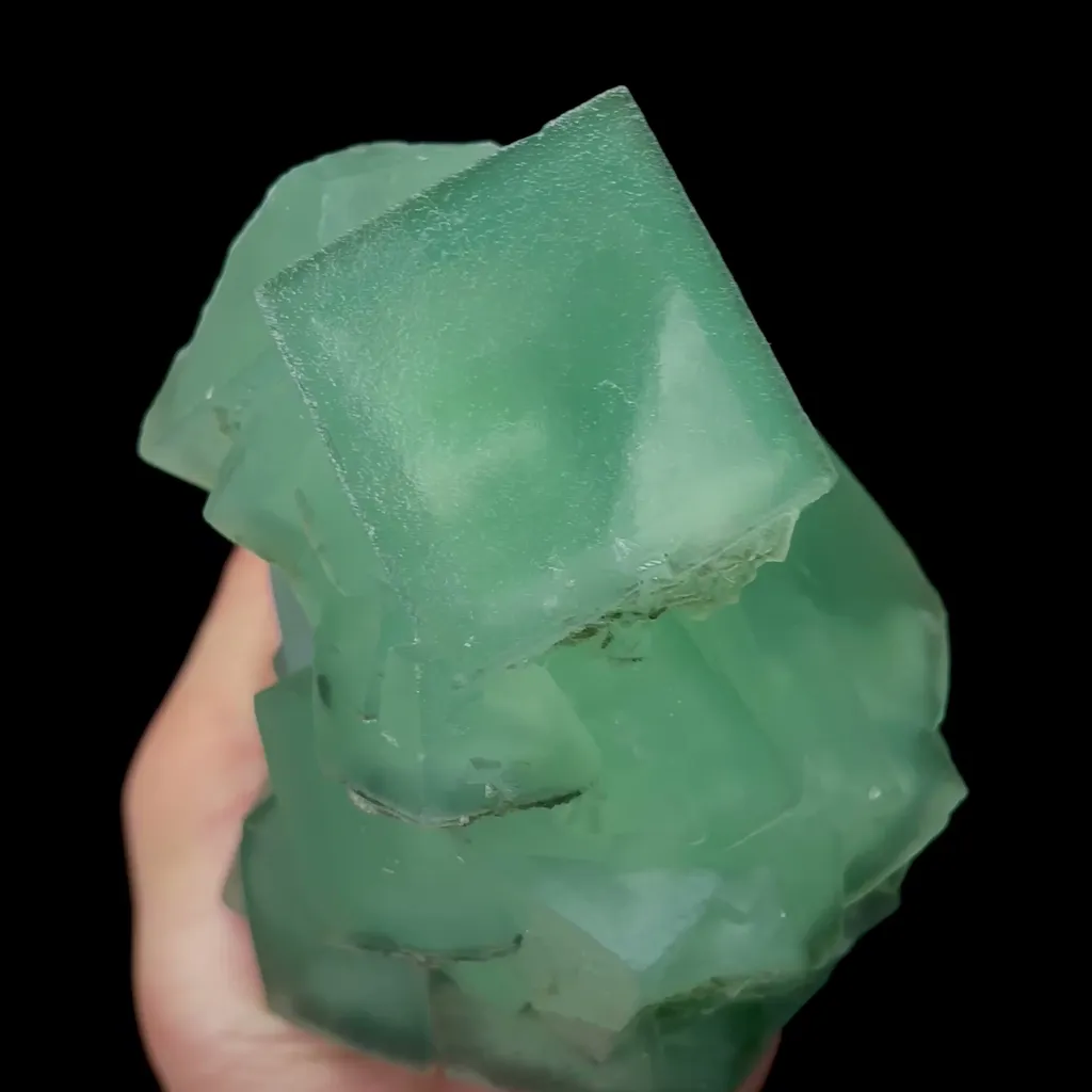 Natural Green Fluorite Mineral Specimen,High Quality Specimen,XIANGHUALING,HUNAN,CHINA(140*100*75mm) image