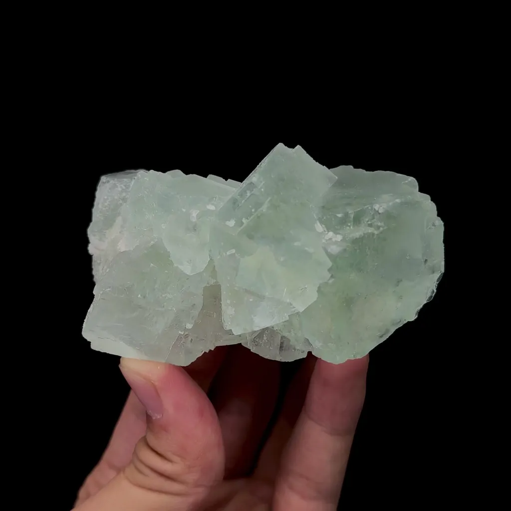 Natural Green Fluorite Mineral Specimen,High Quality Specimen,XIANGHUALING,HUNAN,CHINA(50*65*40mm) image
