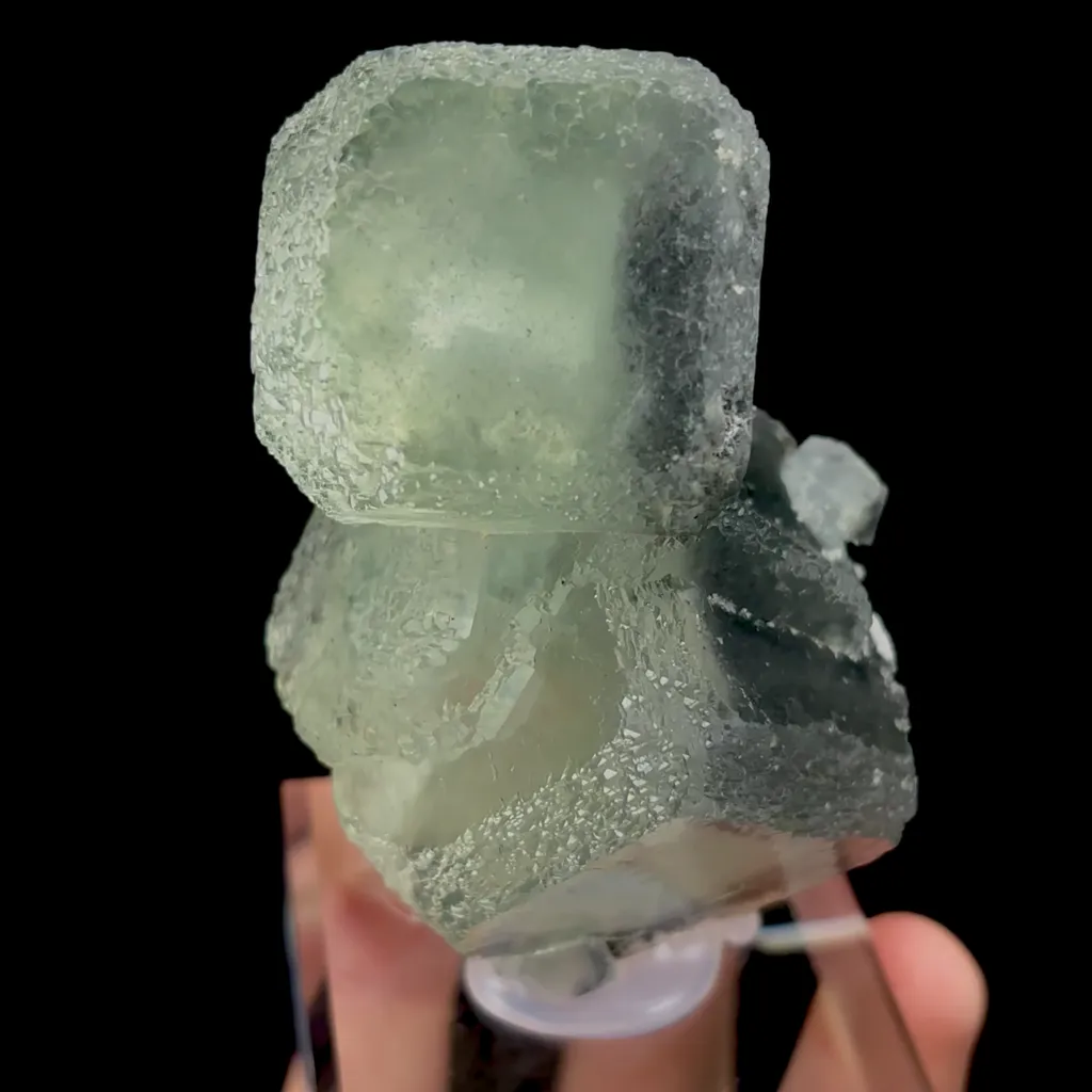 Natural Green Fluorite Mineral Specimen,High Quality Specimen,XIANGHUALING,HUNAN,CHINA(53*41*74mm) image