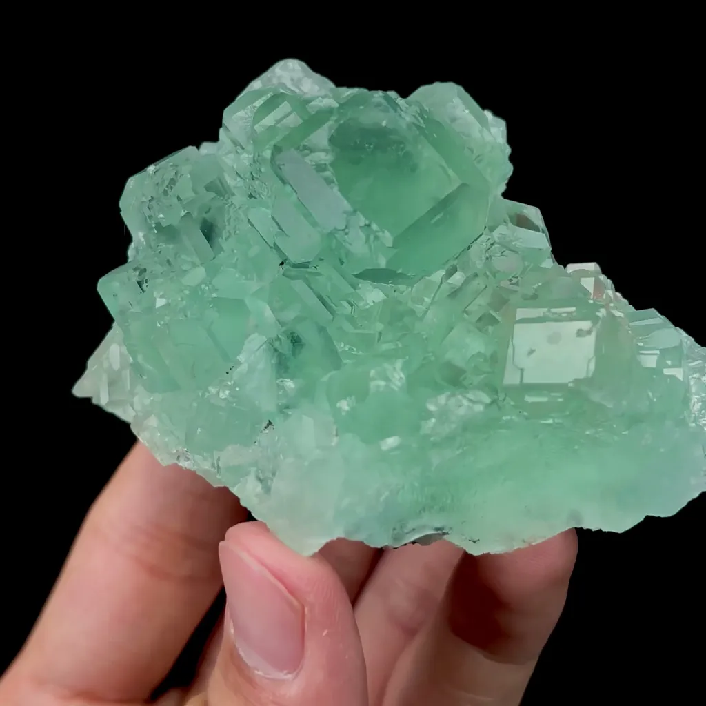 Natural Green Fluorite Mineral Specimen,High Quality Specimen,XIANGHUALING,HUNAN,CHINA(82*63*35mm) - image 3