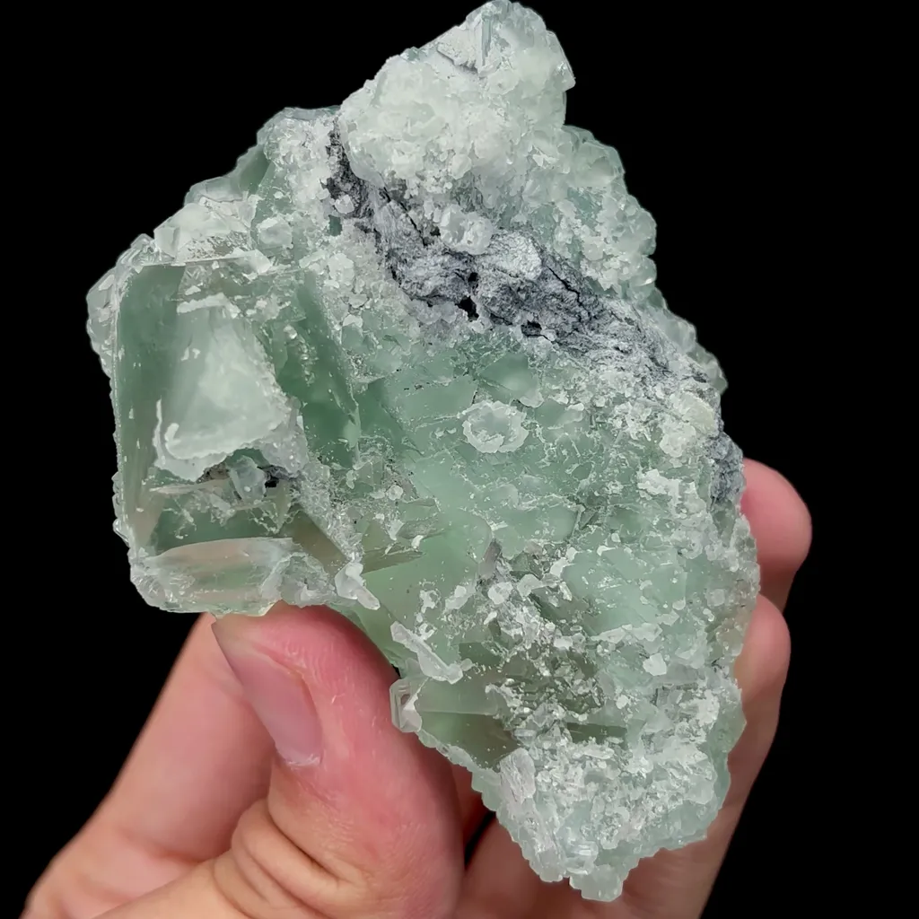 Natural Green Fluorite Mineral Specimen,High Quality Specimen,XIANGHUALING,HUNAN,CHINA(82*63*35mm) - image 4