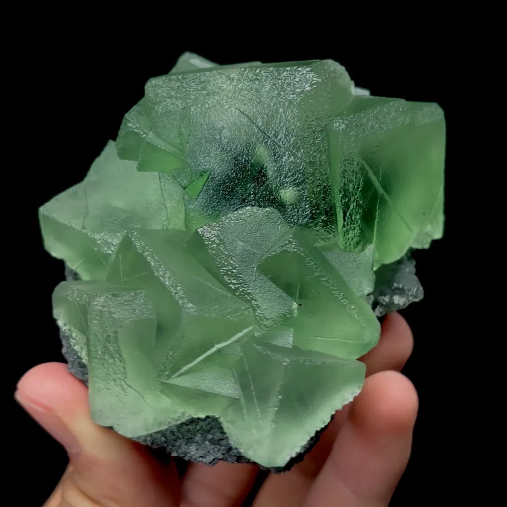 Natural Green Fluorite Mineral Specimen,High Quality Specimen,XIANGHUALING,HUNAN,CHINA(90*65*50mm) - image 3