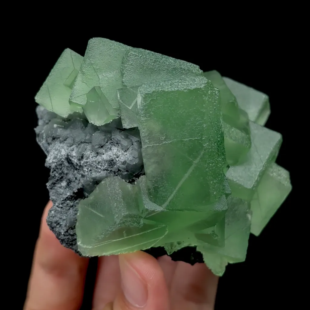 Natural Green Fluorite Mineral Specimen,High Quality Specimen,XIANGHUALING,HUNAN,CHINA(90*65*50mm) - image 4
