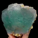 Natural Green Fluorite Mineral Specimen,High Quality Specimen,YAO GANG XIAN,HUNAN,CHINA(90*90*55mm) - image 4