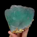 Natural Green Fluorite Mineral Specimen,High Quality Specimen,YAO GANG XIAN,HUNAN,CHINA(90*90*55mm) - image 3