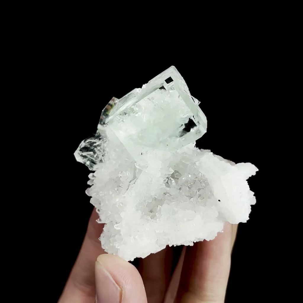 Natural Green Fluorite Mineral Specimen,High Quality Specimen,ZHEJIANG,CHINA(54*56*40mm) - image 3