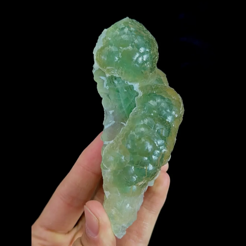 Natural Green Fluorite, Mineral Specimen:Wuyi,Zhejiang (45*110*30MM) image