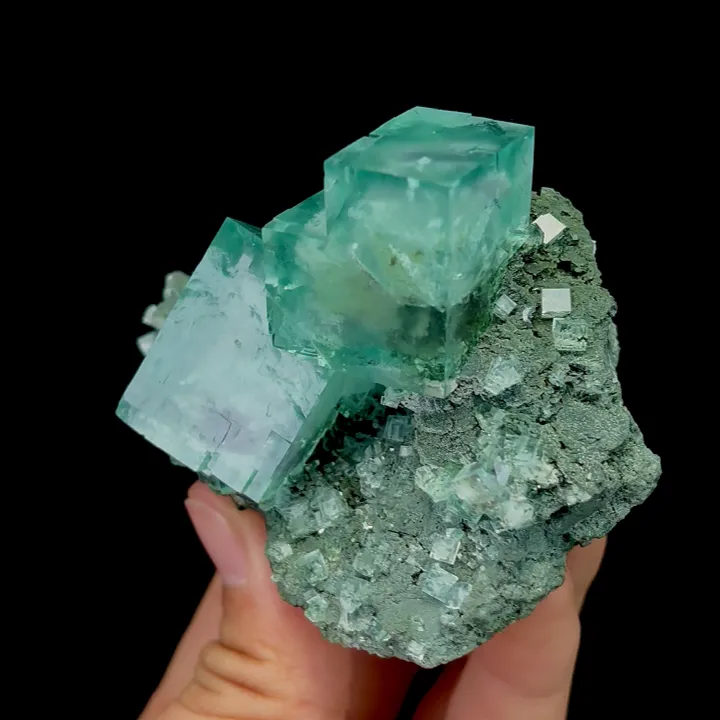 Natural Green Fluorite, Mineral Specimen:Xianghualing,China (65*55*75mm) - image 4
