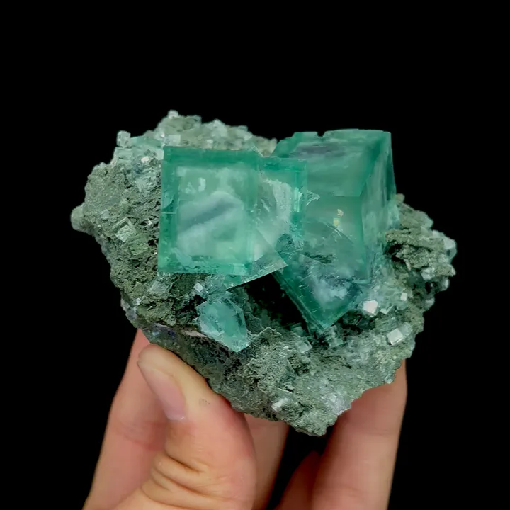 Natural Green Fluorite, Mineral Specimen:Xianghualing,China (65*55*75mm) - image 3
