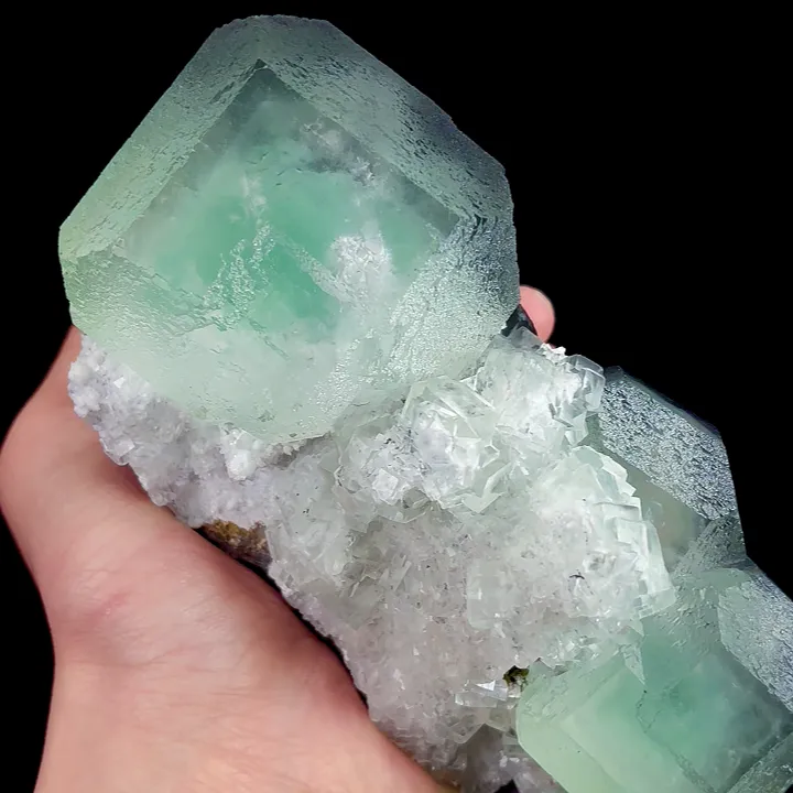 Natural Green Fluorite, Mineral Specimen:Xianghualing,Hunan (150*70*75MM) image